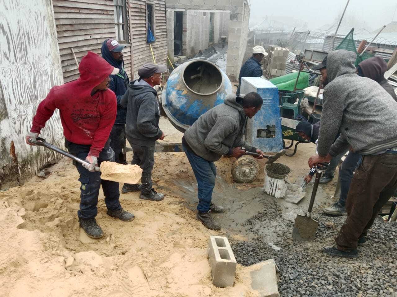 Construction training through real-world building projects